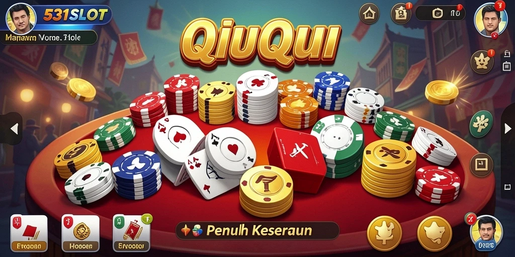 Tampilan menarik dari gameplay QiuQiu di 531SLOT.