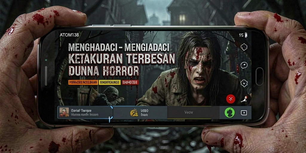 Tangkapan layar menampilkan gameplay horror yang mendebarkan dan atmosfer mencekam.