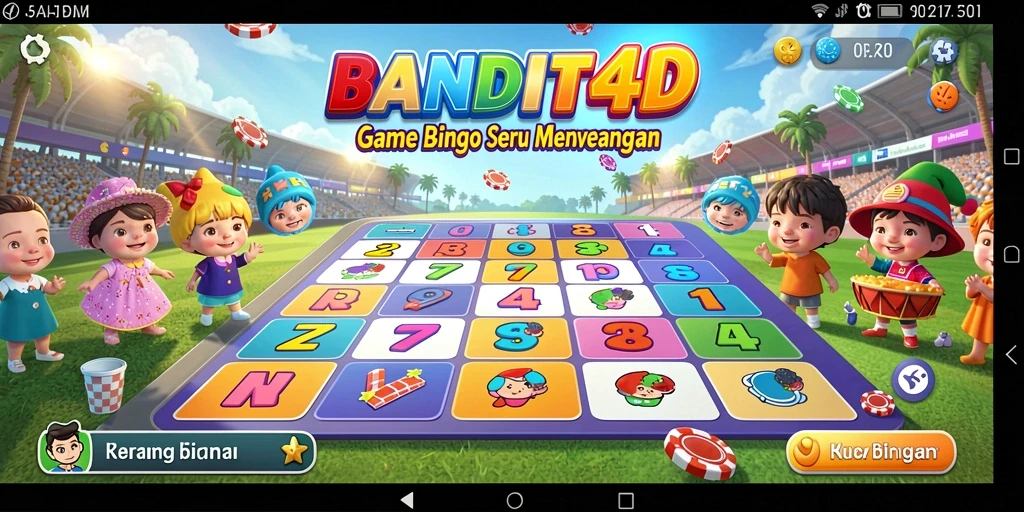 Tampilan menarik dan seru saat bermain Bingo di BANDIT4D.