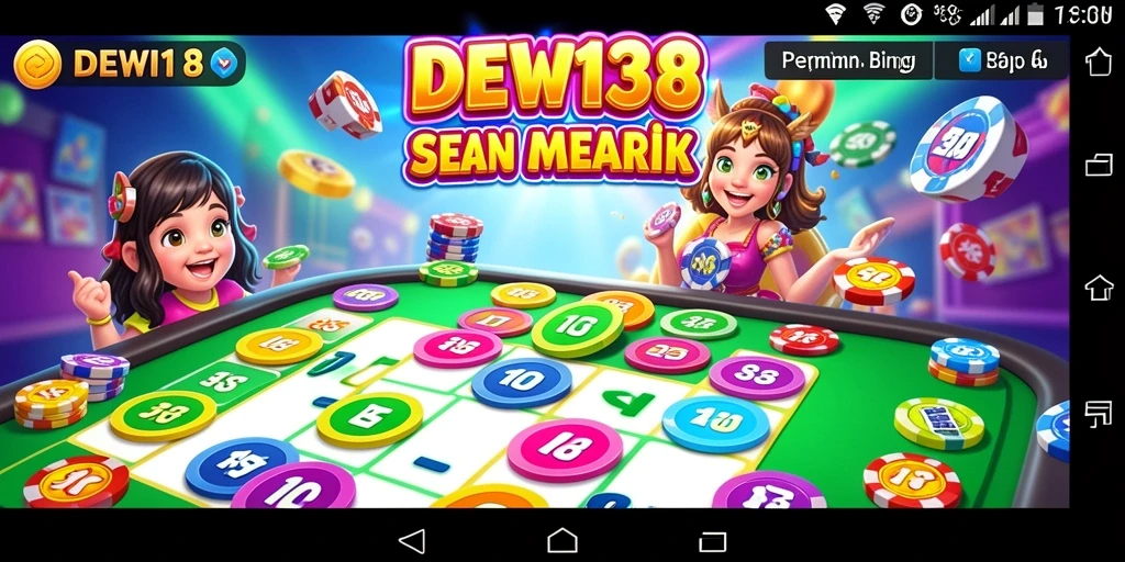 Tampilan gameplay DEWI138 yang seru saat bermain Bingo.