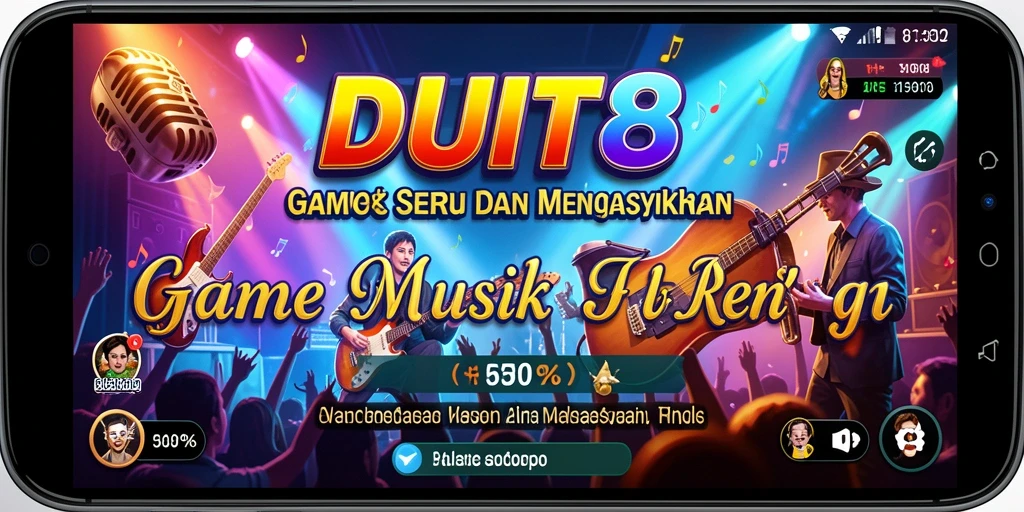 Gameplay DUIT8 yang penuh warna dan interaktif.