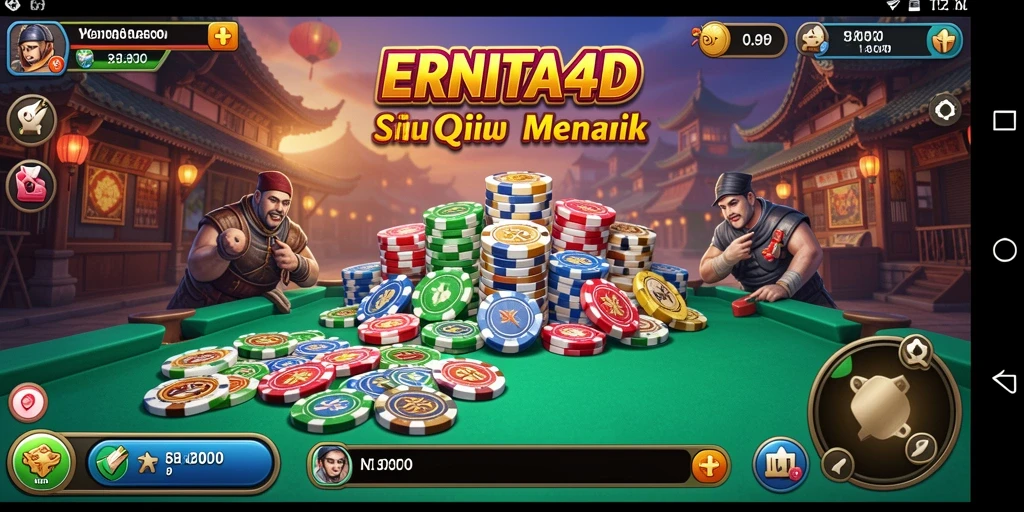 Screenshot gameplay QiuQiu yang seru di ERNITA4D.