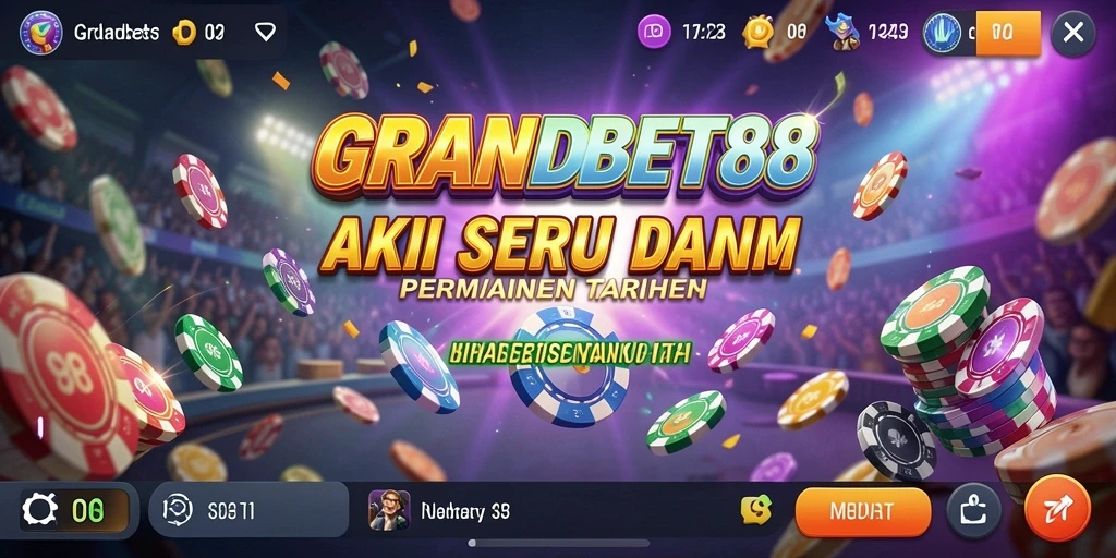 Tampilan gameplay dinamis dan aksi menegangkan dari GRANDBET88.