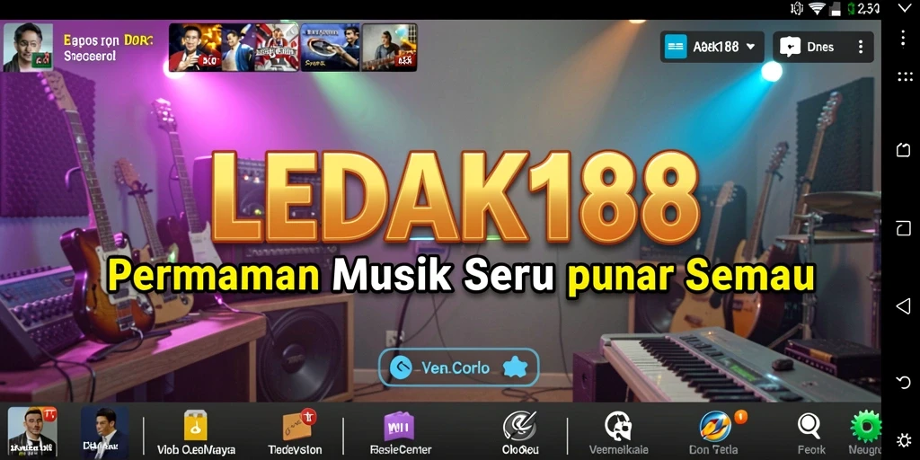 Tampilan gameplay LEDAK188 yang mengasyikkan dan penuh warna.