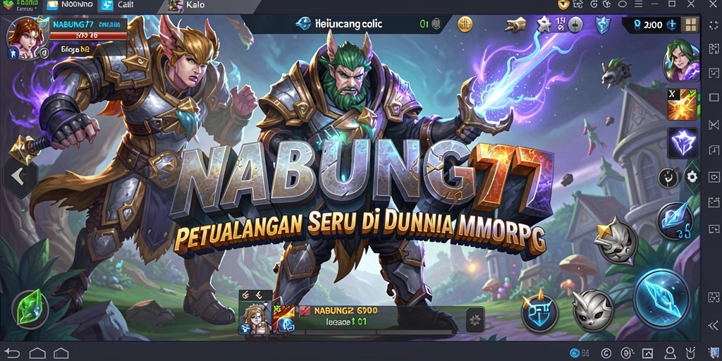 Screenshot gameplay <strong>NABUNG77</strong> yang menampilkan dunia MMORPG yang menarik.