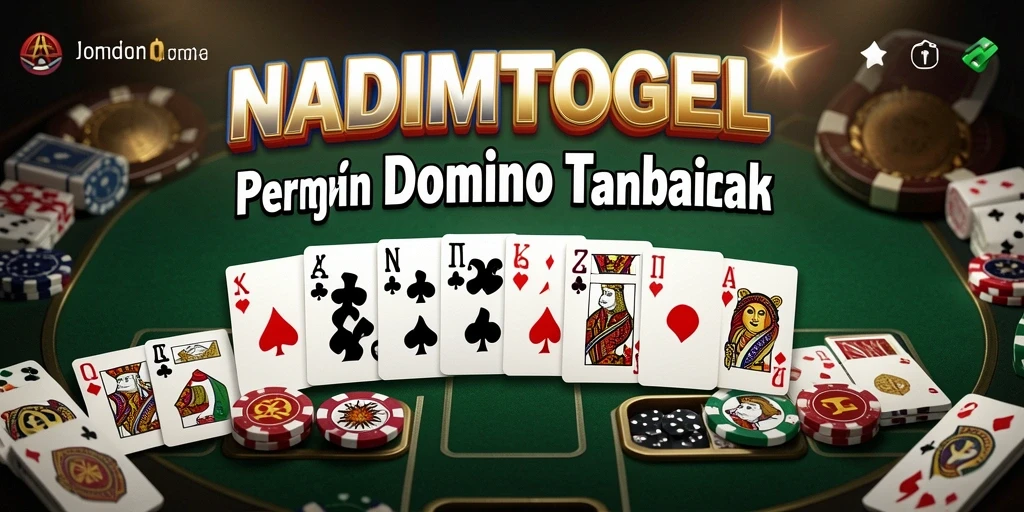 Screenshot gameplay NADIMTOGEL menunjukkan suasana seru permainan Domino.
