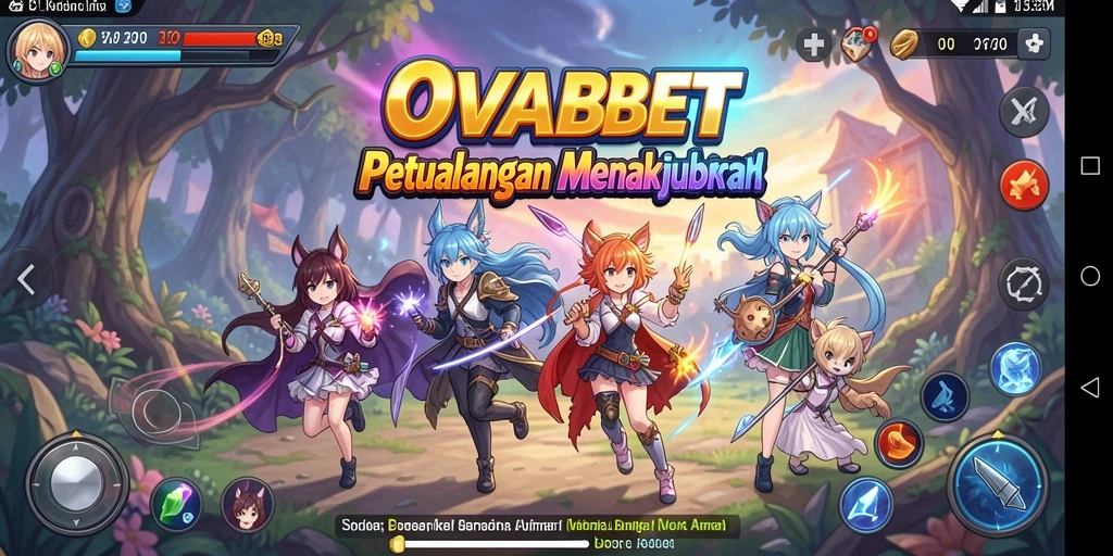 Tampilan dinamis dalam gameplay OVABET yang mengagumkan.
