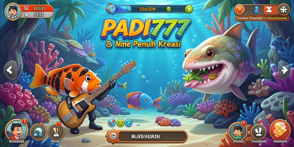 Screenshot gameplay PADI777 menampilkan interaksi musik yang menarik.