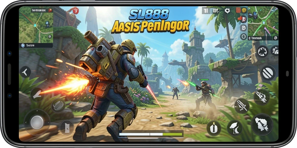 Gameplay seru SL888 dengan aksi pertarungan mendebarkan.