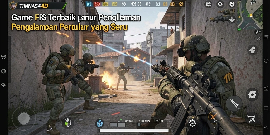 Tampilan gameplay seru dalam TIMNAS4D yang penuh aksi.