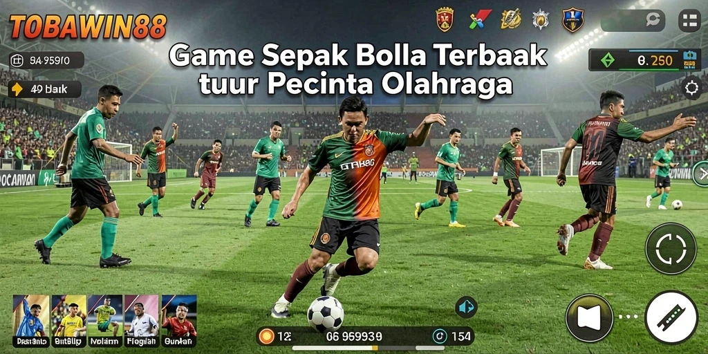 Tampilan menarik permainan TOBAWIN88 yang menampilkan aksi di lapangan.