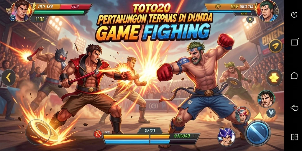 Tampilan gameplay seru dalam TOTO20 dengan pertarungan intens.
