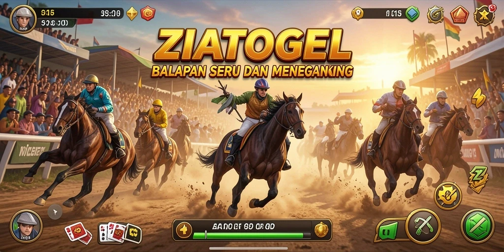 Gameplay Racing seru dengan berbagai pilihan lintasan dan kendaraan.